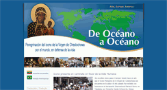 Desktop Screenshot of deoceanoaoceano.org